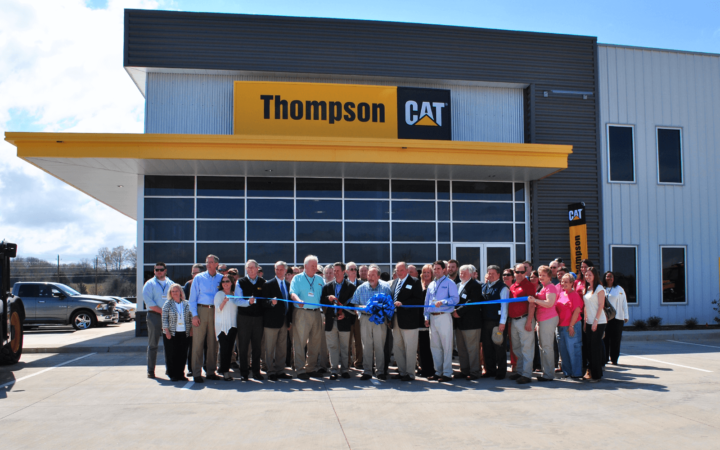 Thompson Cat Dealership built by Century Construction.